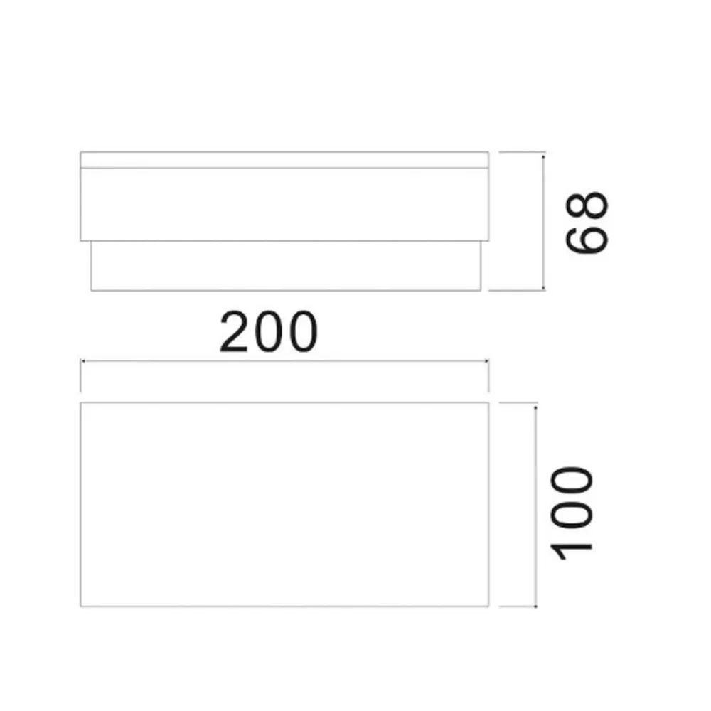 Deko-Light Terrassebelysning|Nedgravet Udebelysning > Nedgravningslampe Tabit, 10 x 20 cm, gangbar