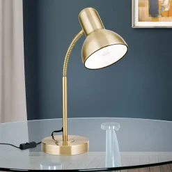ORION Bordlamper > Nemo skrivebordslampe, fleksibel, antik messing