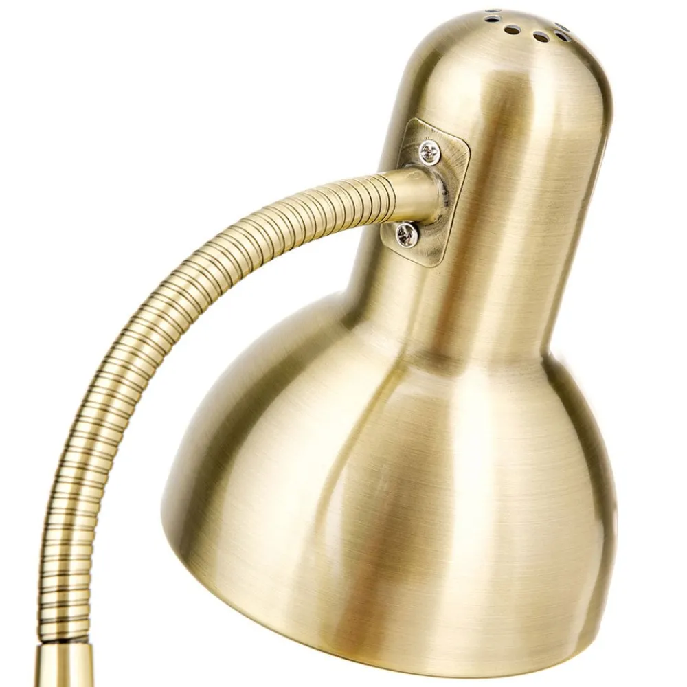 ORION Bordlamper > Nemo skrivebordslampe, fleksibel, antik messing