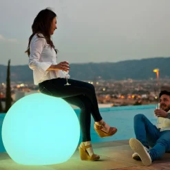 Newgarden Solcellelamper > Buly LED-solcellekugle IP65, Ø 80 cm