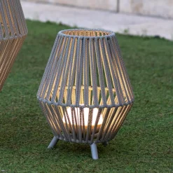 Newgarden Dekorationsbelysning|Terrassebelysning > Conta LED-bordlampe taupe 32cm