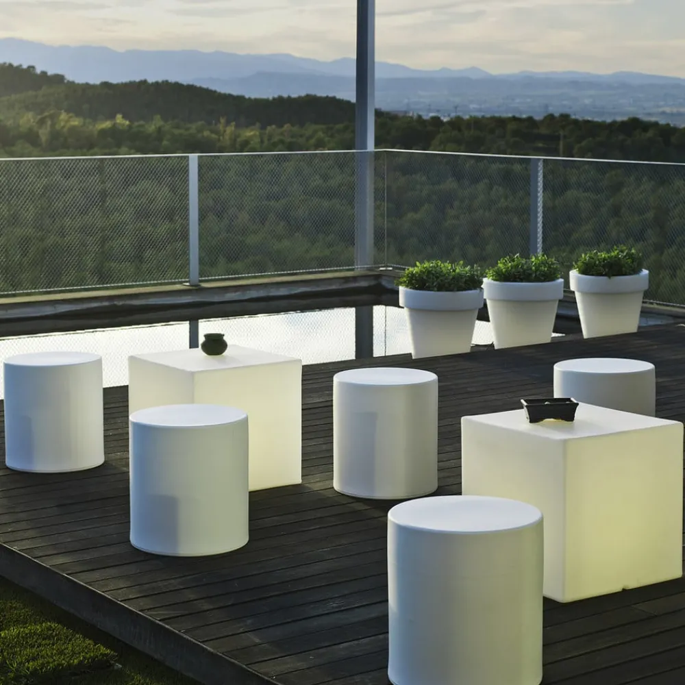 Newgarden Dekorationsbelysning|Terrassebelysning > Cuby LED dekorationslampe med kabel, 40x40cm