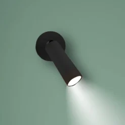 Newgarden Væglamper|Væglamper > LED-væglampe Roll 4, sort, drejelig