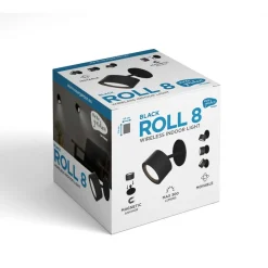 Newgarden Væglamper|Væglamper > LED-væglampe Roll 8, sort, drejelig