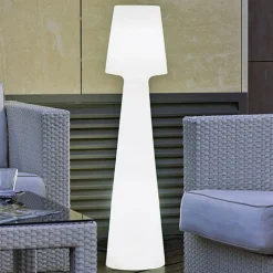 Terrassebelysning ^ Newgarden Lola gulvlampe højde 110 cm varmhvid