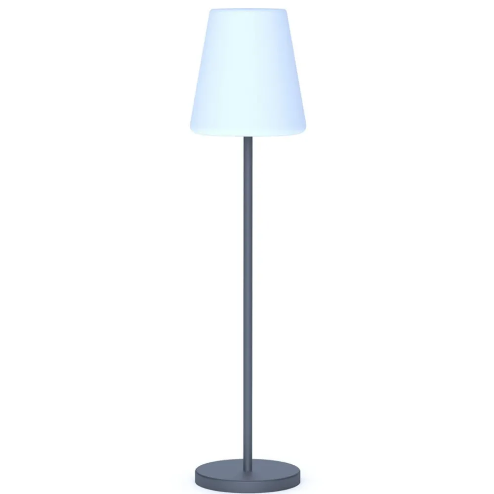 Newgarden Solcellelamper|Terrassebelysning > Lola Slim 120 gulvlampe med solceller antracit