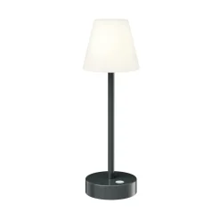 Newgarden Dekorationsbelysning|Terrassebelysning > Lola Slim LED-bordlampe batteri antracit