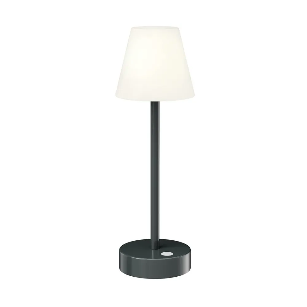 Newgarden Dekorationsbelysning|Terrassebelysning > Lola Slim LED-bordlampe batteri antracit