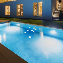 Newgarden Fontæne- Og Undervandsbelysning|Terrassebelysning > Papaya LED-poollampe, batteri IP68 RGBW