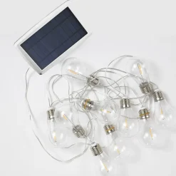 Newgarden Solcellelamper > Stella LED-solcellelyskæde, 2.700 K