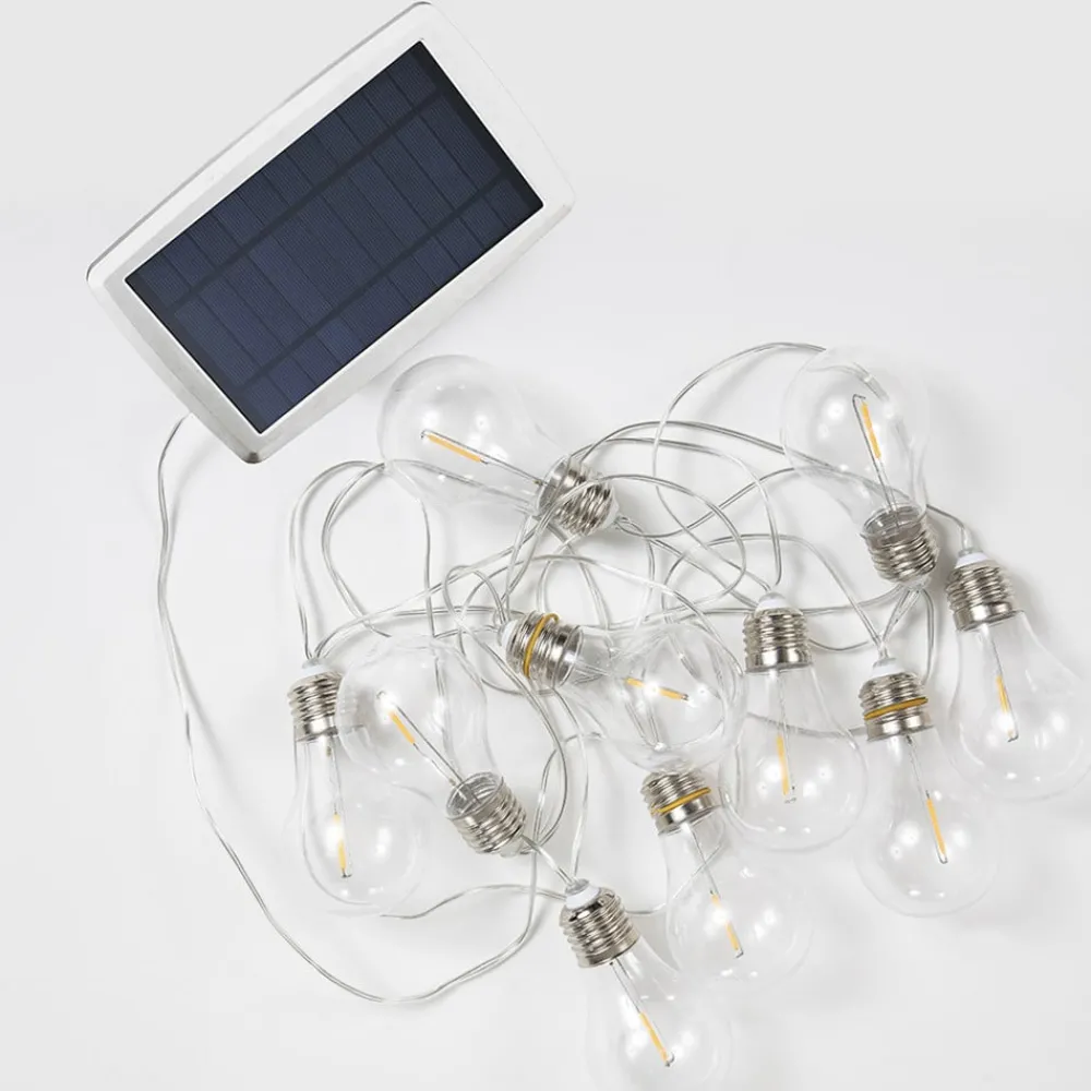Newgarden Solcellelamper > Stella LED-solcellelyskæde, 2.700 K