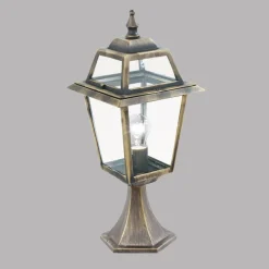 Searchlight Sokkellamper > New Orleans sokkellampe, sort-guld
