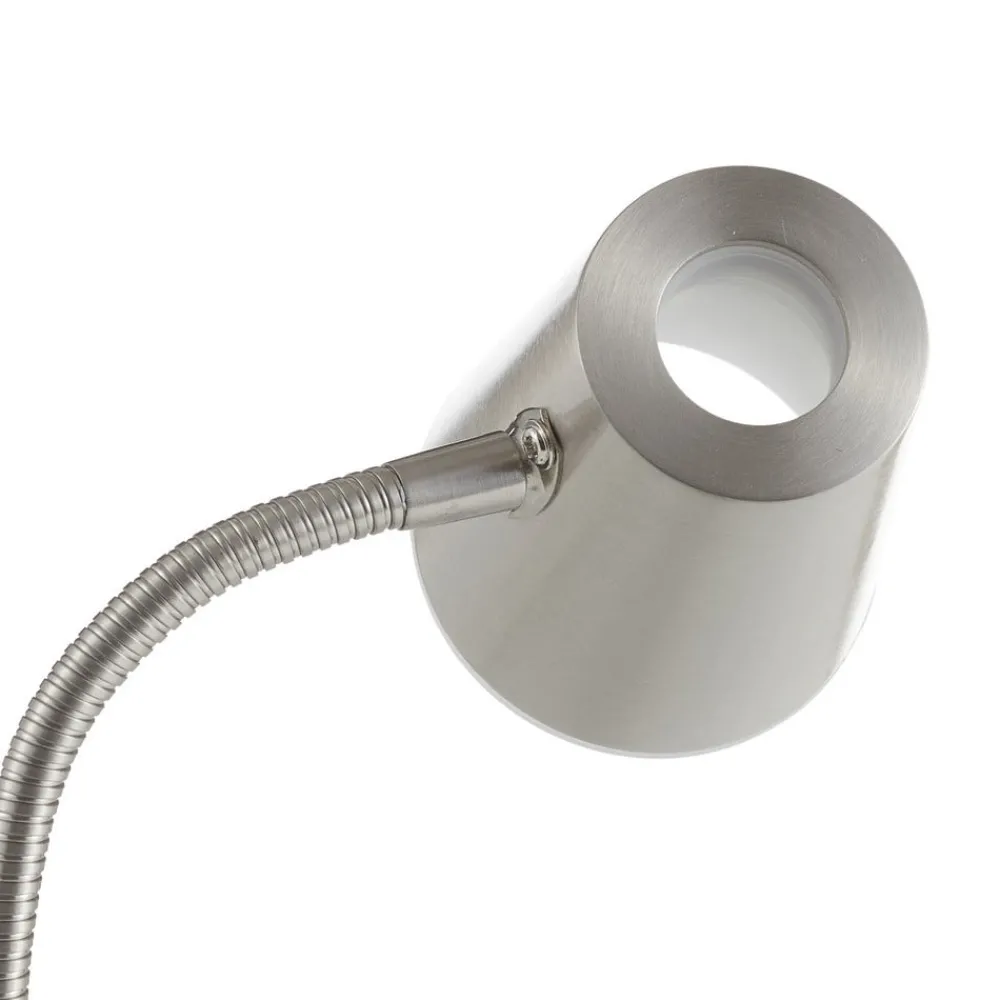 Arbejdsrum/Kontor|Bordlamper ^ Trio Lighting Nikkelfarvet LED bordlampe Narcos