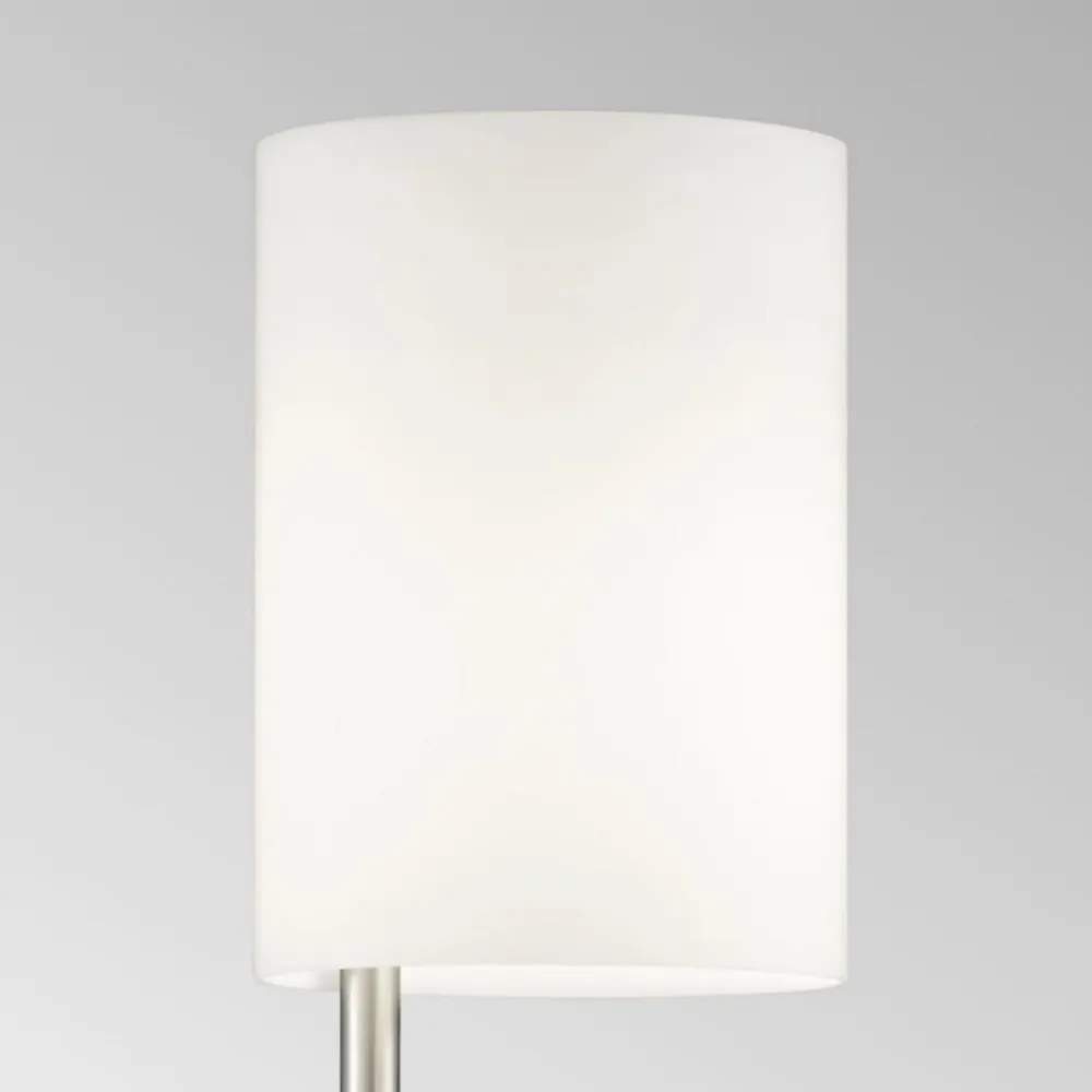 Knapstein Gulvlamper > Nola LED-gulvlampe mat nikkel