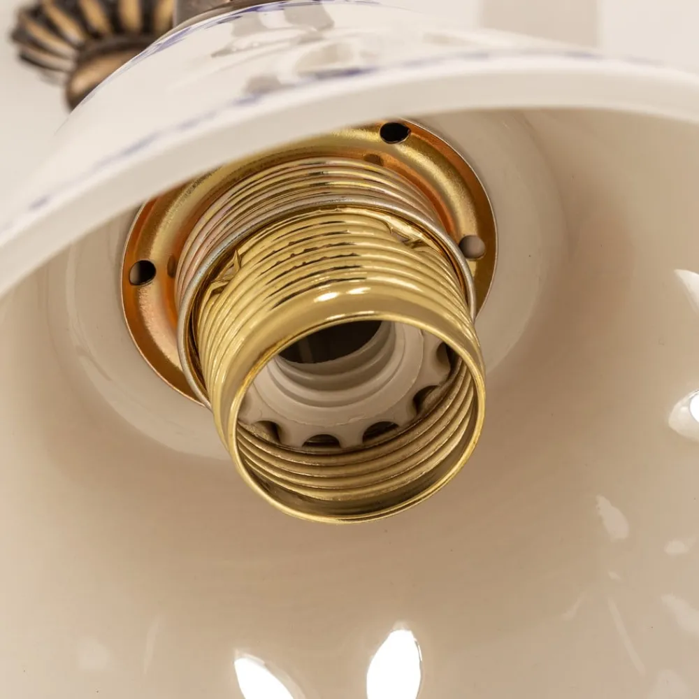 Ceramiche Loftlamper|Loftlamper > NONNA loftlampe i hvid keramik, 3 lyskilder