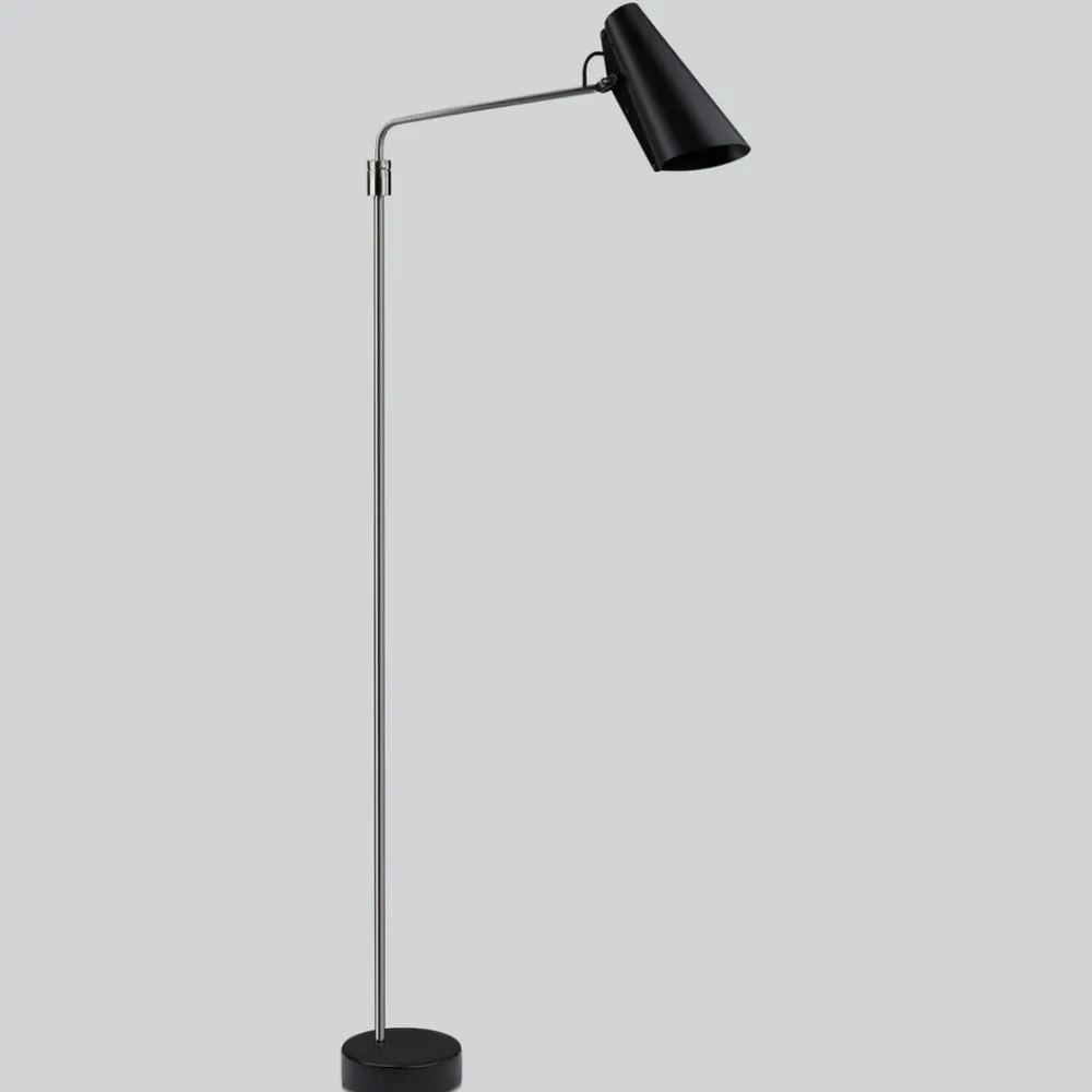 Gulvlamper ^ Northern Birdy Swing gulvlampe, sort/stål