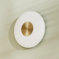 Northern Væglamper > LED-væglampe Glint, Ø 25 cm, glas, opal hvid