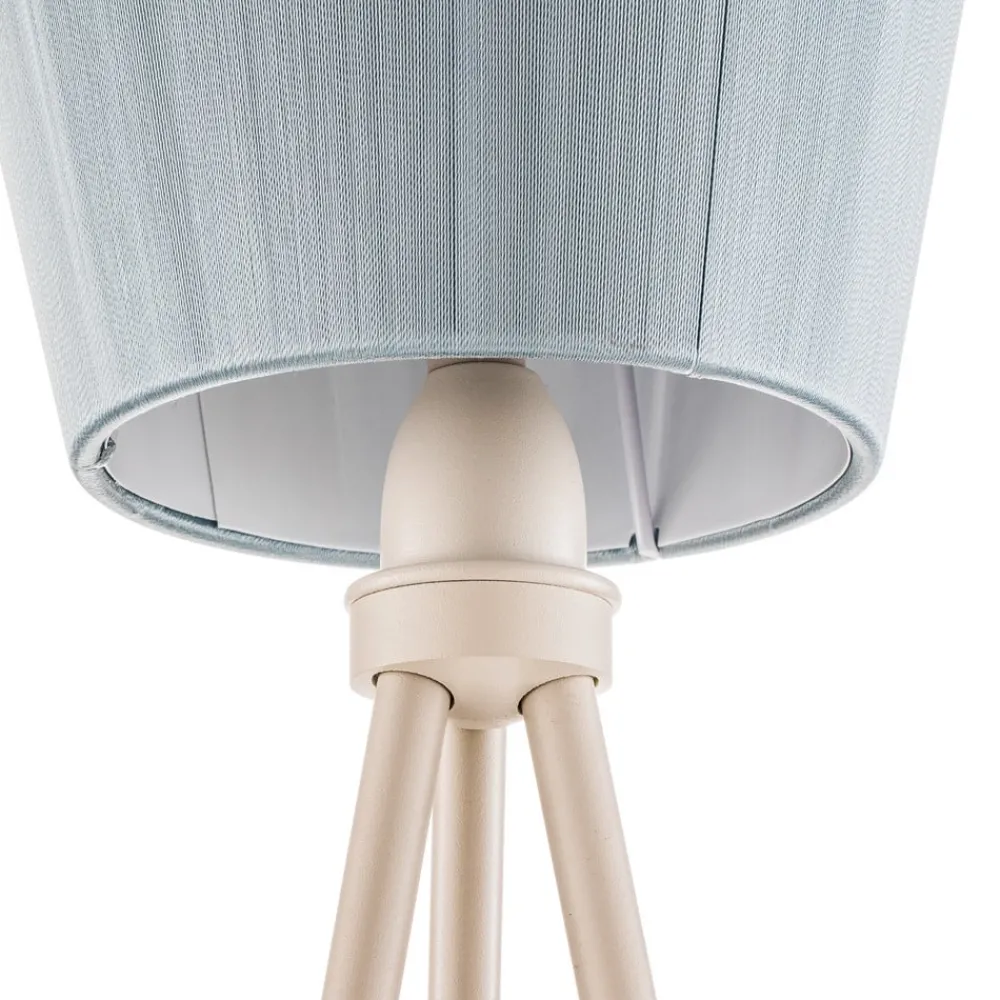 Northern Gulvlamper|Gulvlamper > Oslo Wood gulvlampe hvid/lyseblå