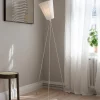 Northern Gulvlamper|Gulvlamper > Oslo Wood gulvlampe hvid/hvid
