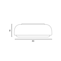 Northern Loftlamper > Over Me loftslampe sort 40 cm