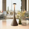 Sigor Dekorationsbelysning > Nudrop LED-bordlampe, batteri, IP54, grafitgrå