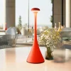 Sigor Dekorationsbelysning > Nudrop LED-bordlampe, batteri, IP54, ildrød