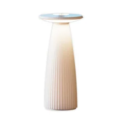 Sigor Dekorationsbelysning > Nuflair LED-bordlampe, beige, IP54, dæmpbar, 24 cm