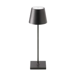 Sigor Dekorationsbelysning|Terrassebelysning > Nuindie LED genopladelig bordlampe, USB-C, sort, IP54, dæmpbar