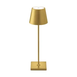 Sigor Dekorationsbelysning|Terrassebelysning > Nuindie LED genopladelig bordlampe, USB-C, guld, IP54, dæmpbar