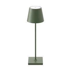 Dekorationsbelysning|Terrassebelysning ^ Sigor Nuindie LED genopladelig bordlampe, USB-C, grangrøn, IP54, dæmpbar