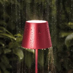 Sigor Dekorationsbelysning|Terrassebelysning > Nuindie mini LED genopladelig bordlampe, Easy Connect, rød, dæmpbar
