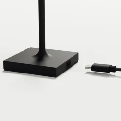 Sigor Dekorationsbelysning|Terrassebelysning > Nuindie pocket LED genopladelig bordlampe, sort, IP54, dæmpbar