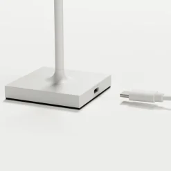 Sigor Dekorationsbelysning|Terrassebelysning > Nuindie pocket LED genopladelig bordlampe, hvid, IP54, dæmpbar
