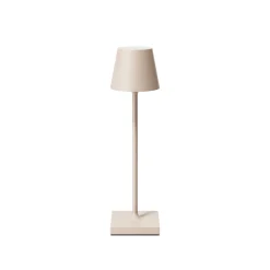 Sigor Dekorationsbelysning|Terrassebelysning > Nuindie pocket LED genopladelig bordlampe, beige, IP54, dæmpbar