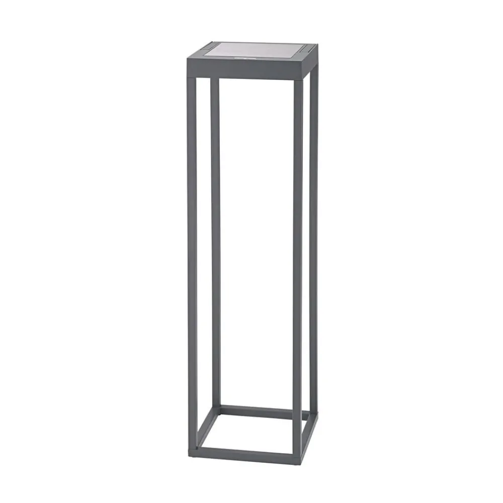 Solcellelamper ^ Sigor Numove LED solcellelampe, grafitgrå, højde 52,5 cm