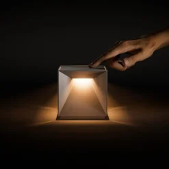 Dekorationsbelysning|Terrassebelysning ^ Sigor Nutalis LED-bordlampe, snehvid, IP54, dæmpbar