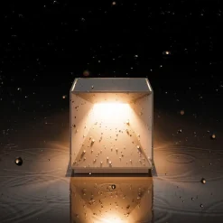 Dekorationsbelysning|Terrassebelysning ^ Sigor Nutalis LED-bordlampe, snehvid, IP54, dæmpbar