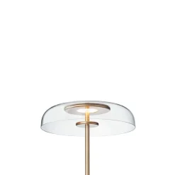Nuura Aps Gulvlamper > Nuura LED-gulvlampe Blossi, højde 120 cm, guldfarvet/klar