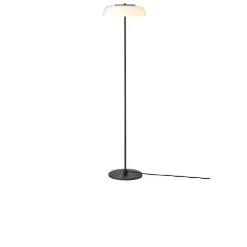 Gulvlamper ^ Nuura Aps Nuura LED-gulvlampe Blossi, højde 120 cm, sort/opal
