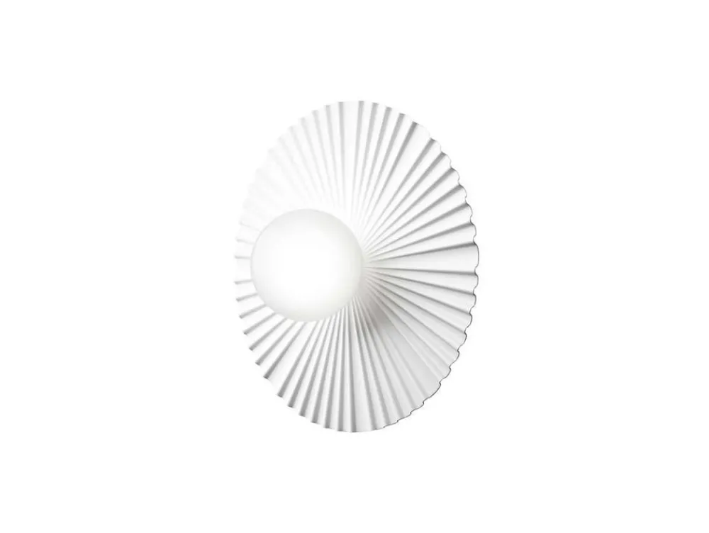 Nuura Aps Væg- Og Spejllamper > Nuura Liila Muuse væglampe, Ø 42 cm, IP44, hvid/opal