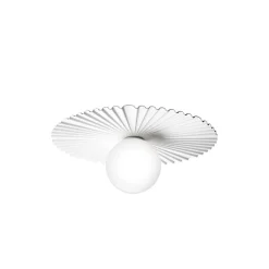 Nuura Aps Væg- Og Spejllamper > Nuura Liila Muuse væglampe, Ø 42 cm, IP44, hvid/opal
