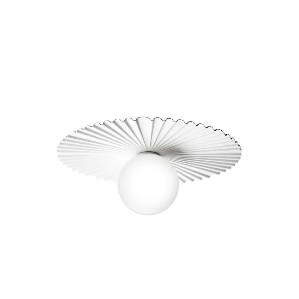Nuura Aps Væg- Og Spejllamper > Nuura Liila Muuse væglampe, Ø 42 cm, IP44, hvid/opal