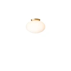 Nuura Aps Loftlamper > Nuura loftlampe Rizzatto 301, Ø 30 cm messingfarvet/opal