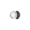 Væg- Og Spejllamper ^ Nuura Aps Nuura væglampe Liila 1, Ø 14 cm, IP44, sort/klar