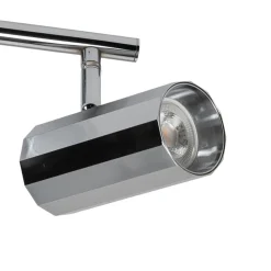 Loftlamper|Spotlights ^ Lucea Oktano loftspot, kromfarvet Længde 30 cm 2 lyskilder metal