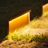 OLEV Sokkellamper > Step Line LED-sokkellampe, rustbrun