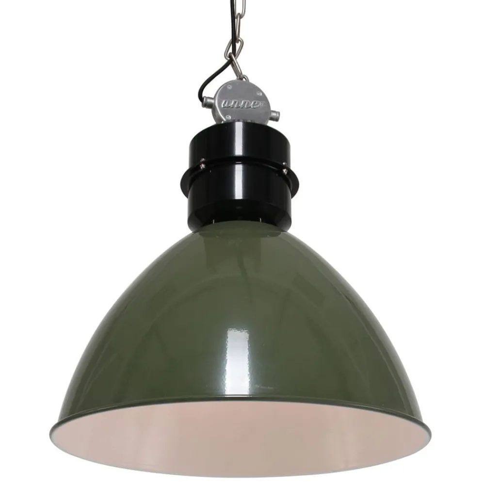 Steinhauer Pendellamper|Pendellamper > Olivengrøn Frisk pendellampe i industridesign