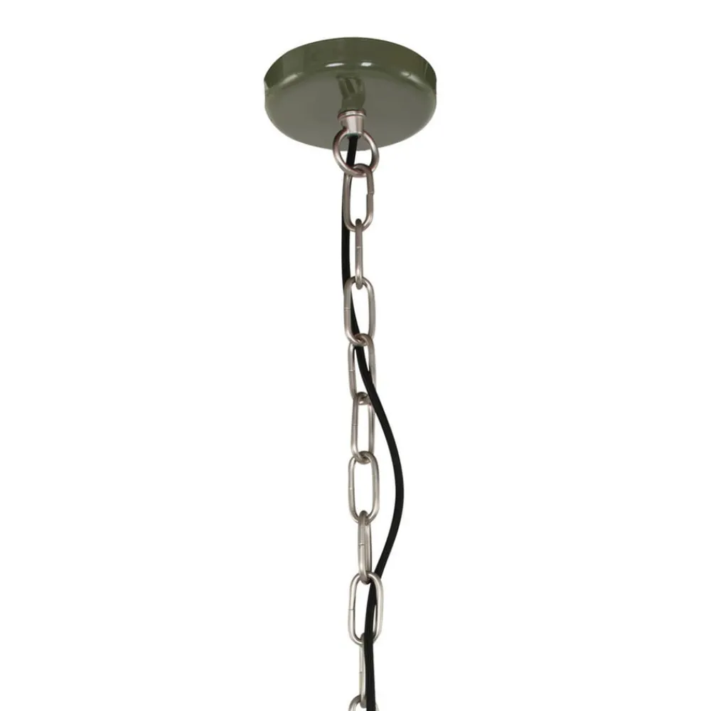 Steinhauer Pendellamper|Pendellamper > Olivengrøn Frisk pendellampe i industridesign