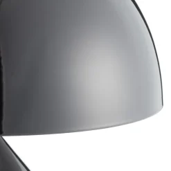 Oluce Bordlamper > Atollo bordlampe, aluminium, Ø 25 cm, sort