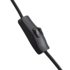 Oluce Bordlamper > Atollo bordlampe, aluminium, Ø 25 cm, sort